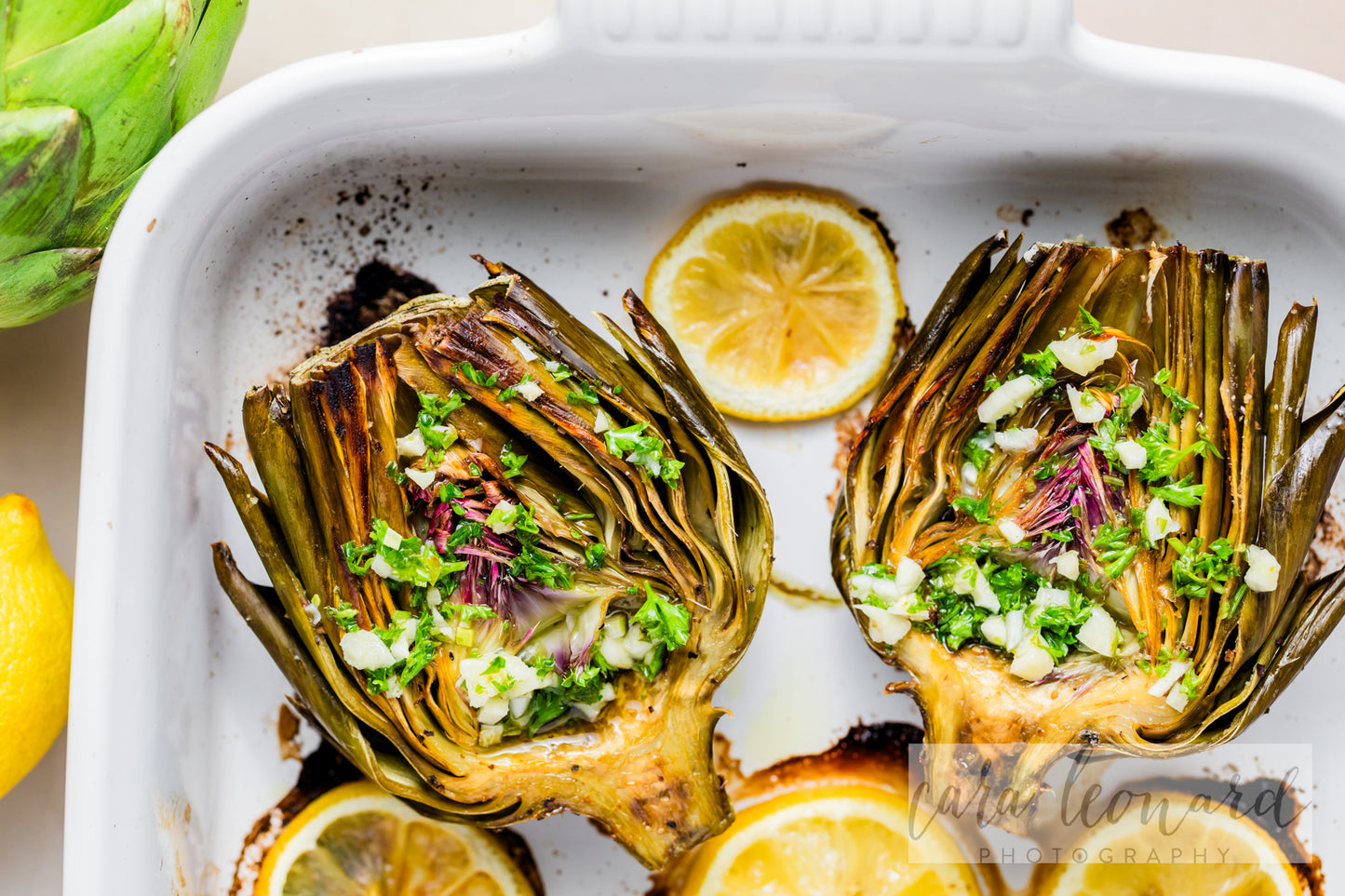Baked Artichokes with Garlic Lemon Sauce **EXCLUSIVE** Recipe
