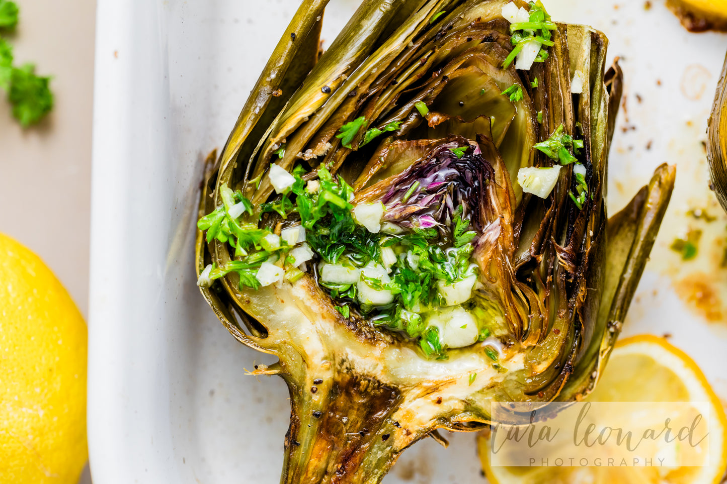 Baked Artichokes with Garlic Lemon Sauce **EXCLUSIVE** Recipe