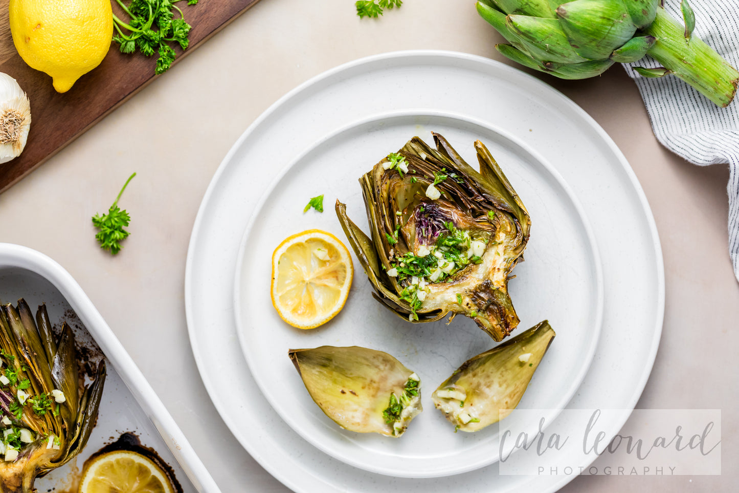 Baked Artichokes with Garlic Lemon Sauce **EXCLUSIVE** Recipe