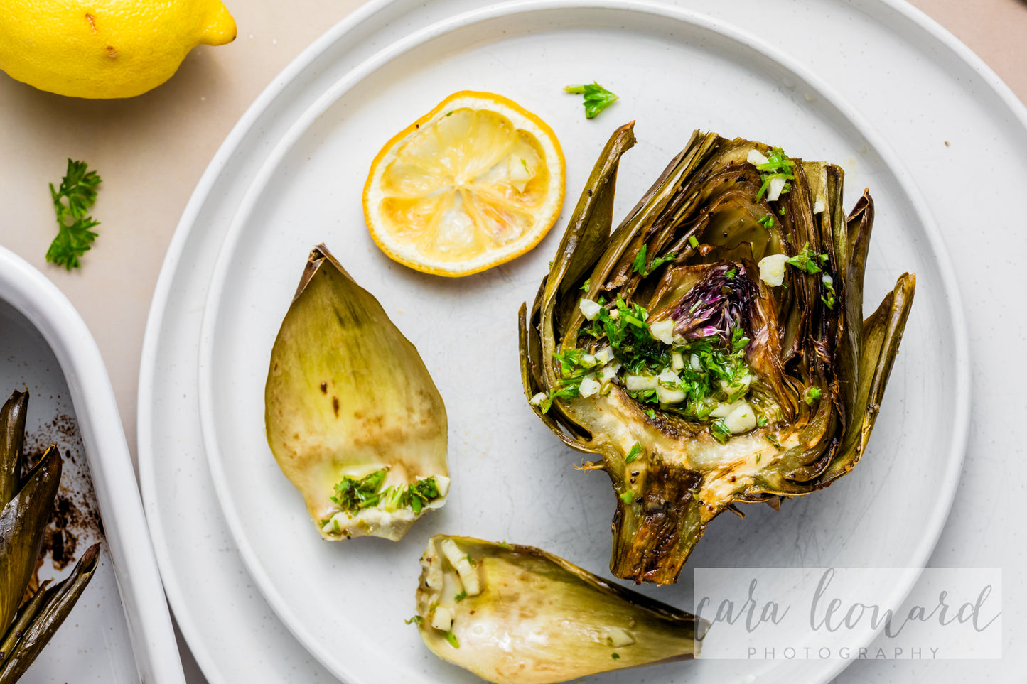Baked Artichokes with Garlic Lemon Sauce **EXCLUSIVE** Recipe