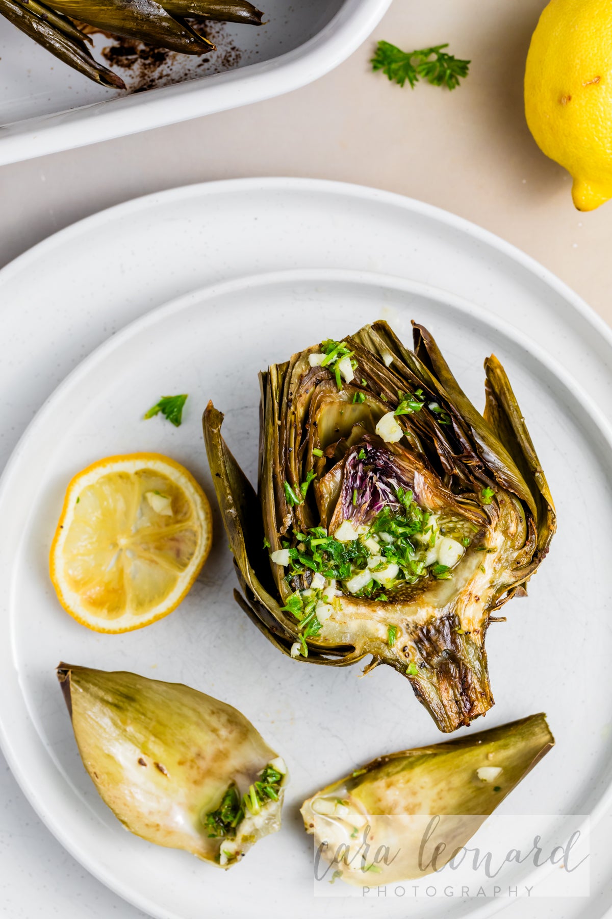 Baked Artichokes with Garlic Lemon Sauce **EXCLUSIVE** Recipe
