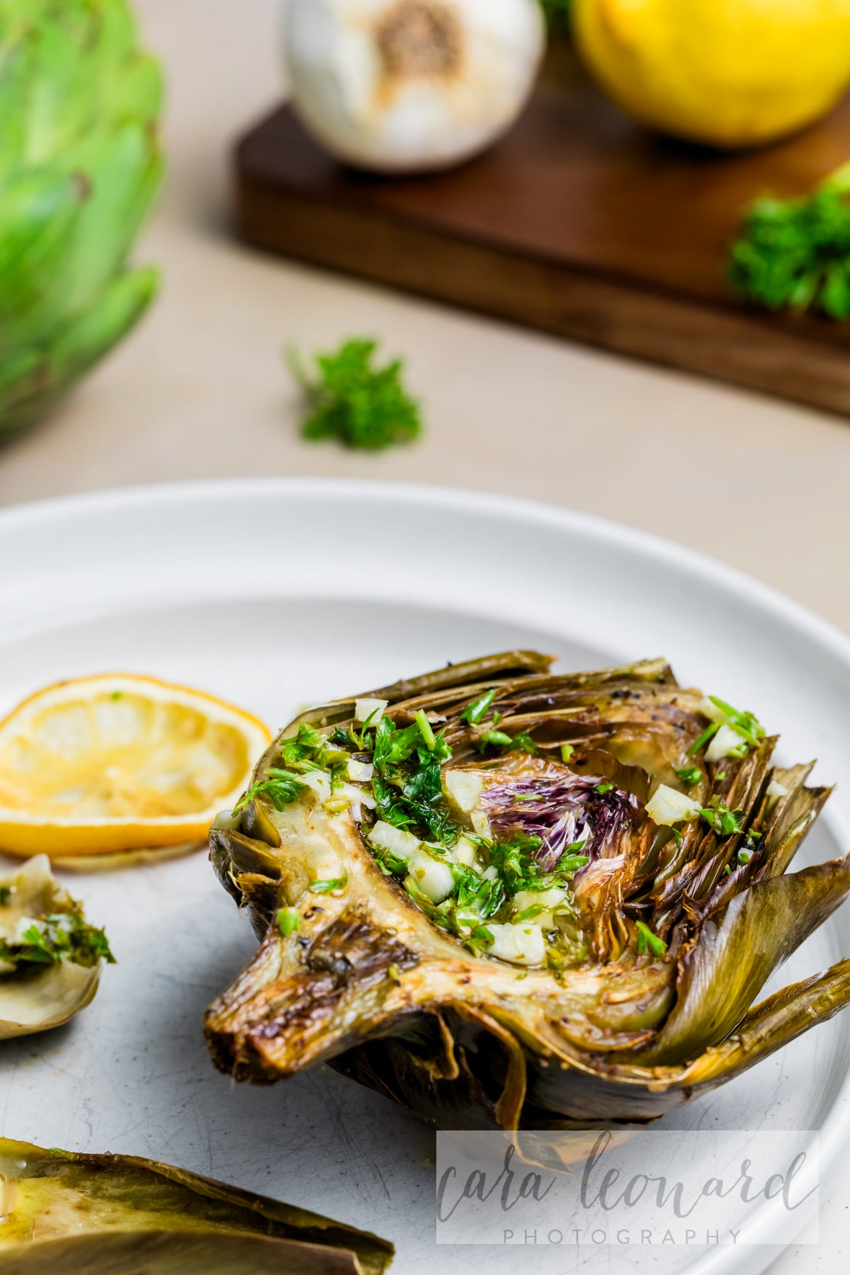 Baked Artichokes with Garlic Lemon Sauce **EXCLUSIVE** Recipe