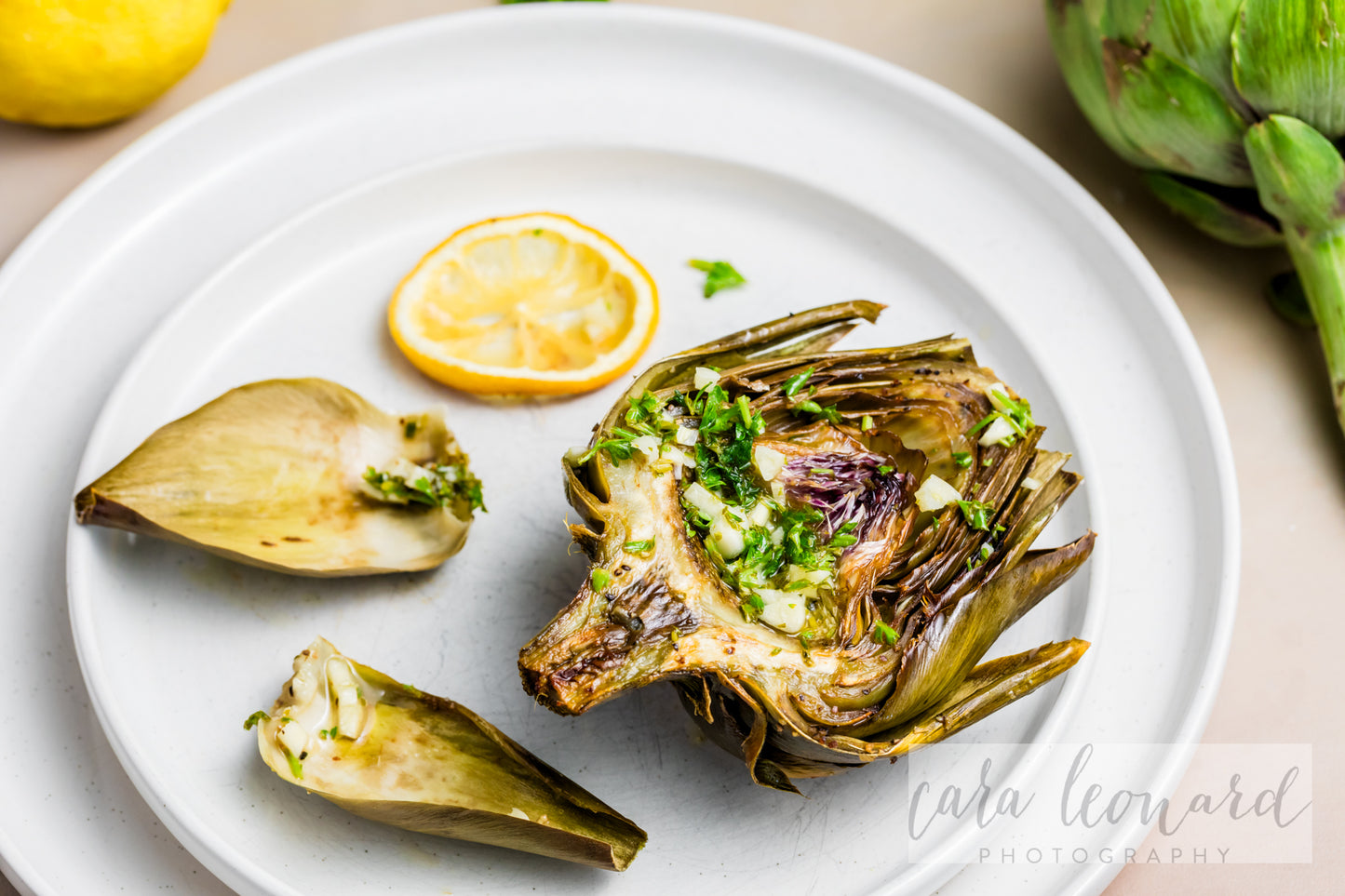 Baked Artichokes with Garlic Lemon Sauce **EXCLUSIVE** Recipe