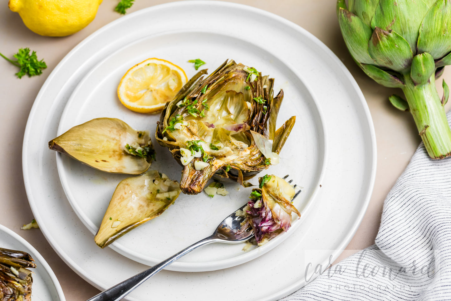 Baked Artichokes with Garlic Lemon Sauce **EXCLUSIVE** Recipe
