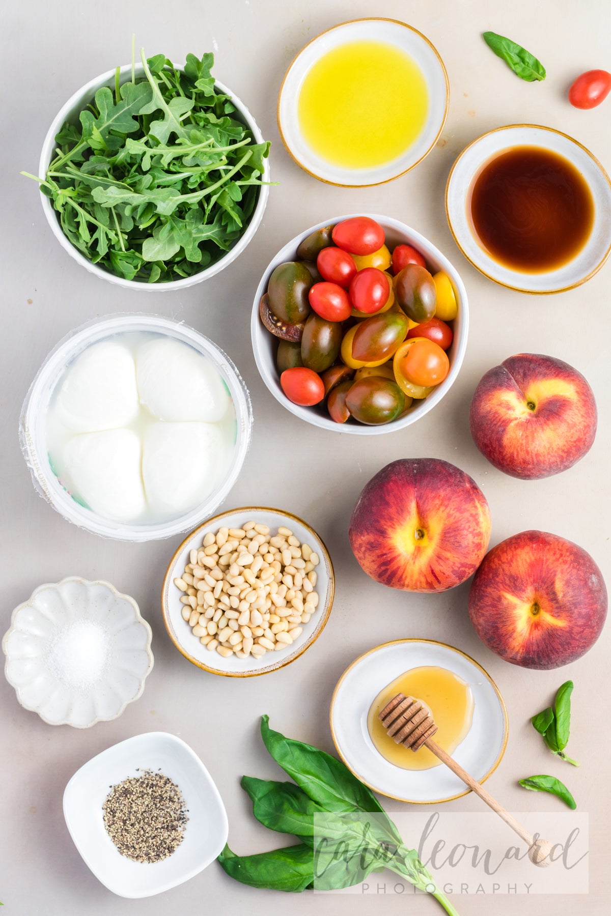 Burrata Peach Salad **EXCLUSIVE** Recipe
