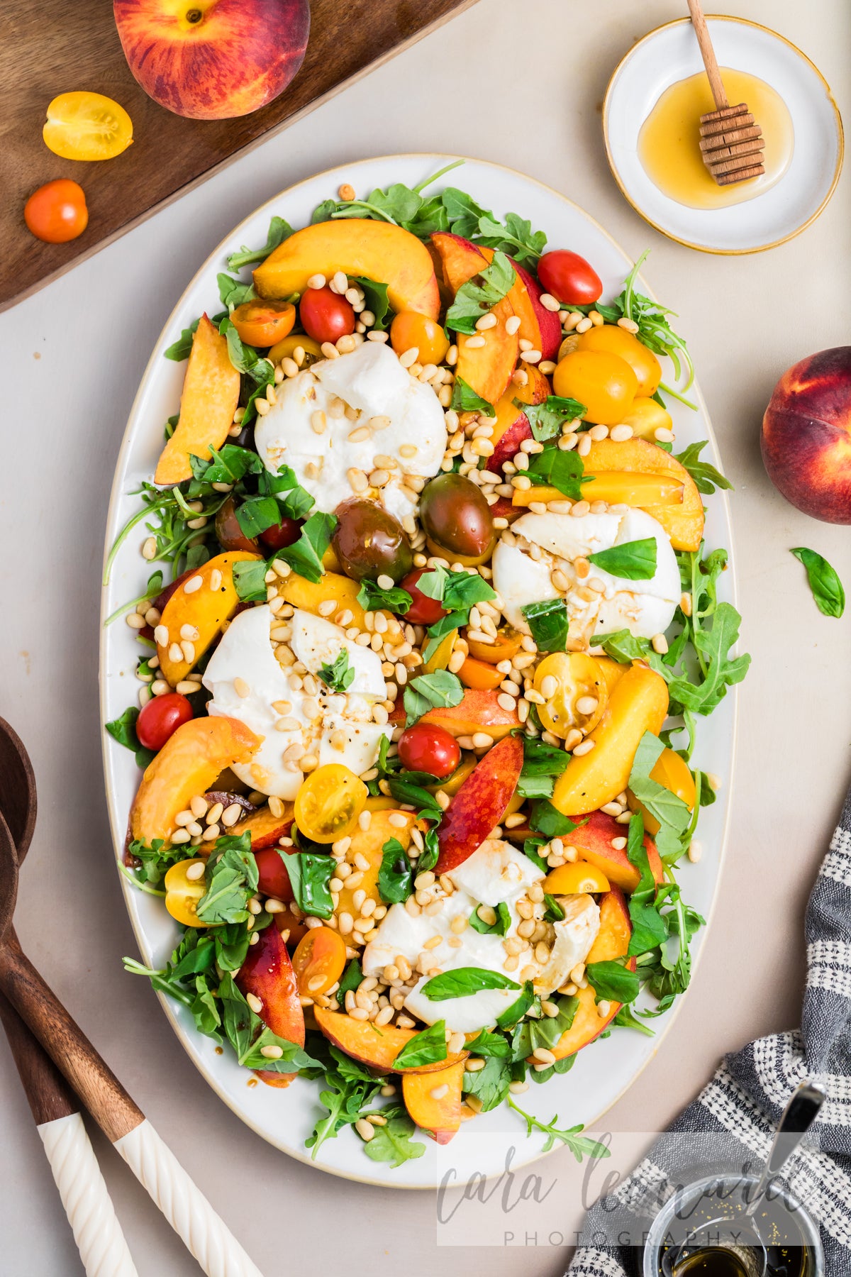 Burrata Peach Salad **EXCLUSIVE** Recipe