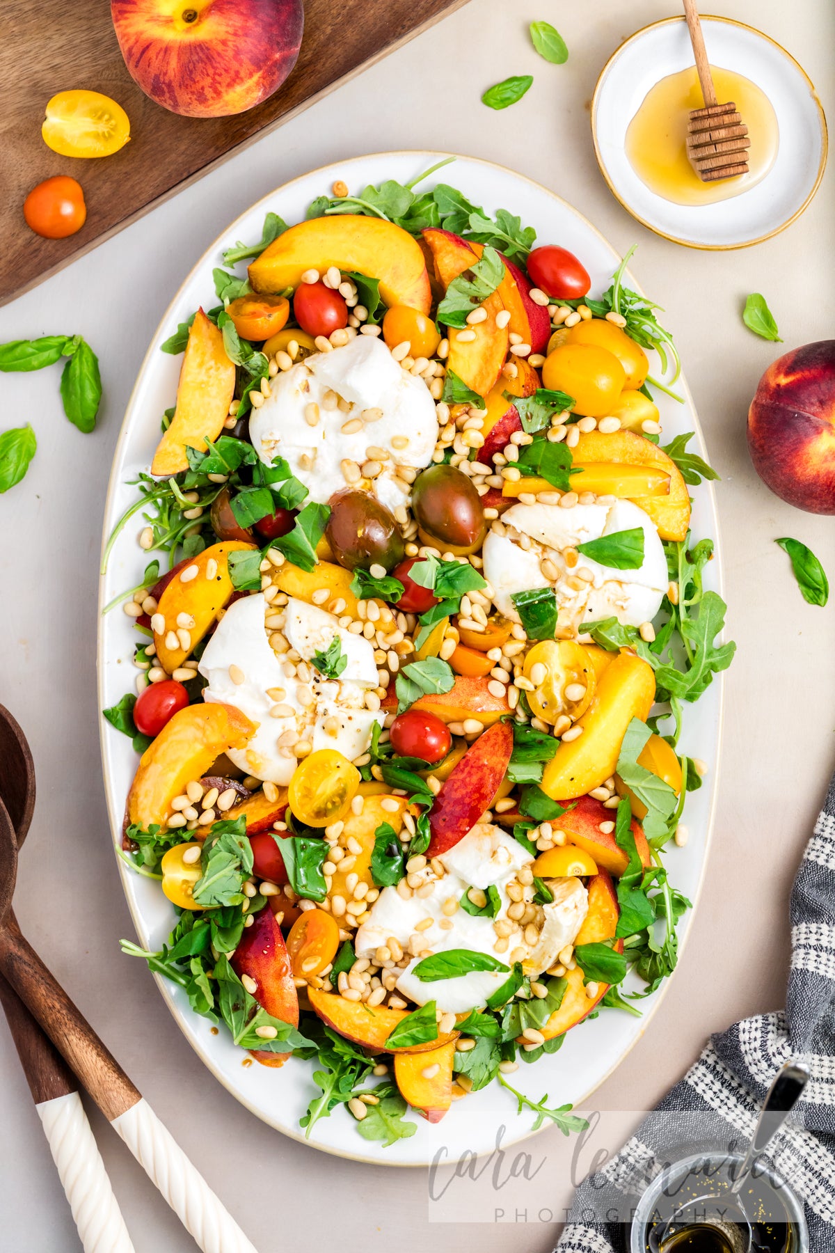 Burrata Peach Salad **EXCLUSIVE** Recipe