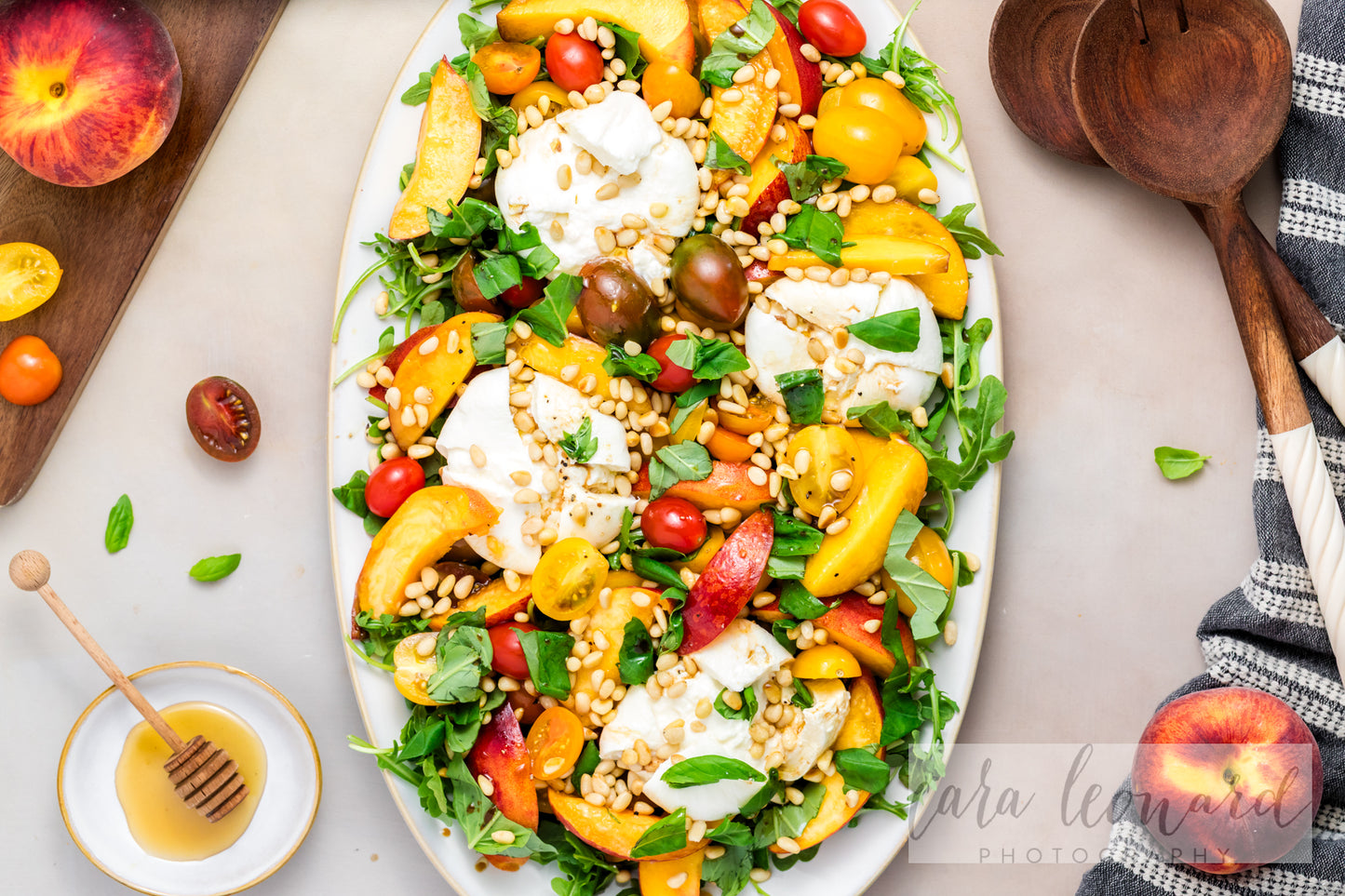 Burrata Peach Salad **EXCLUSIVE** Recipe