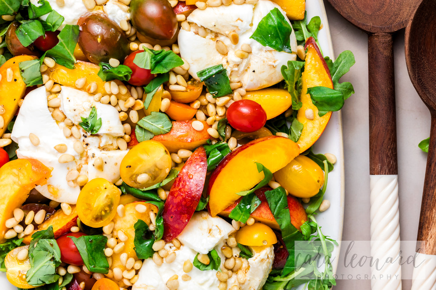 Burrata Peach Salad **EXCLUSIVE** Recipe
