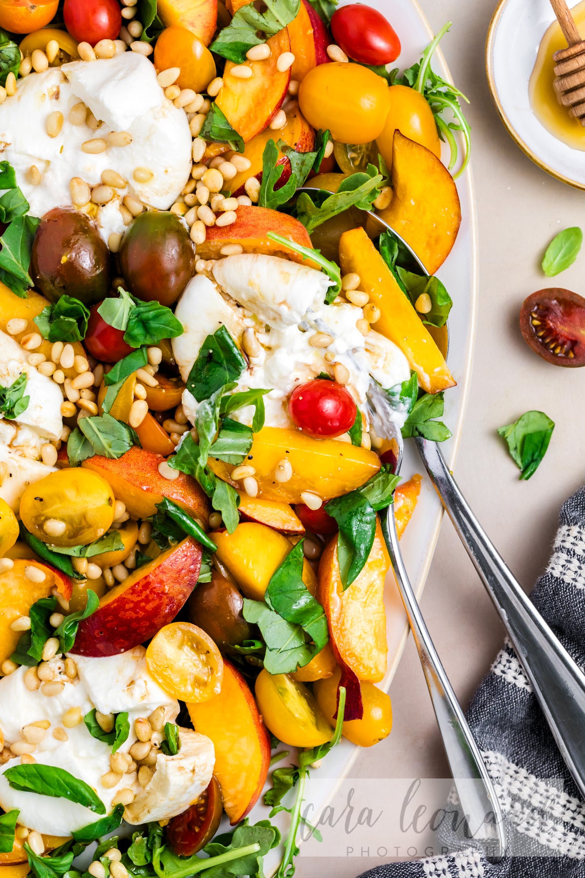 Burrata Peach Salad **EXCLUSIVE** Recipe