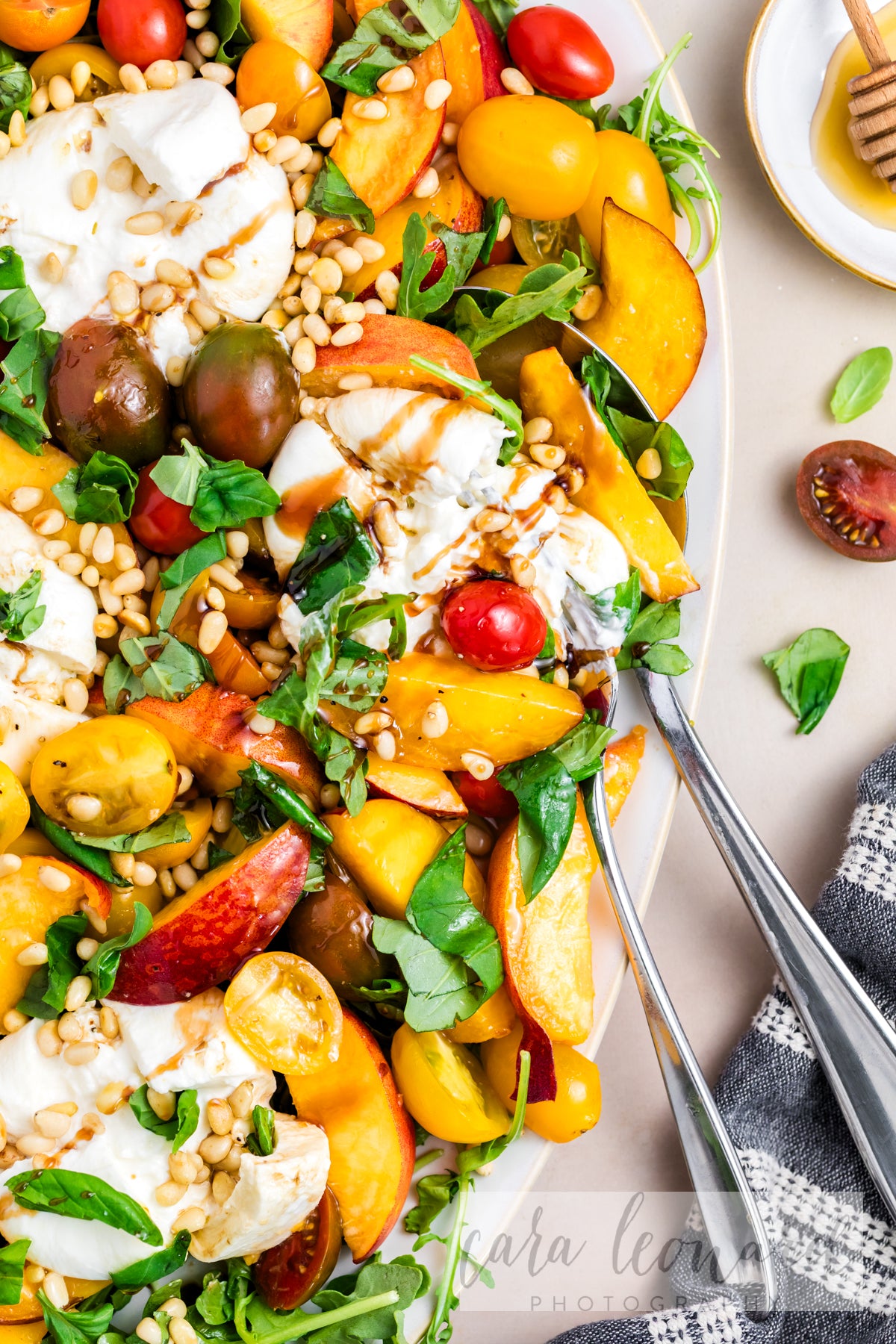 Burrata Peach Salad **EXCLUSIVE** Recipe