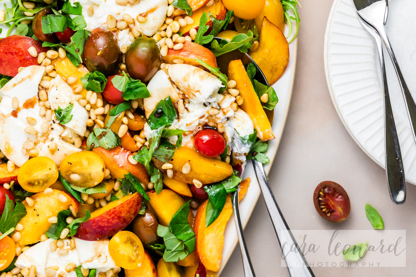Burrata Peach Salad **EXCLUSIVE** Recipe