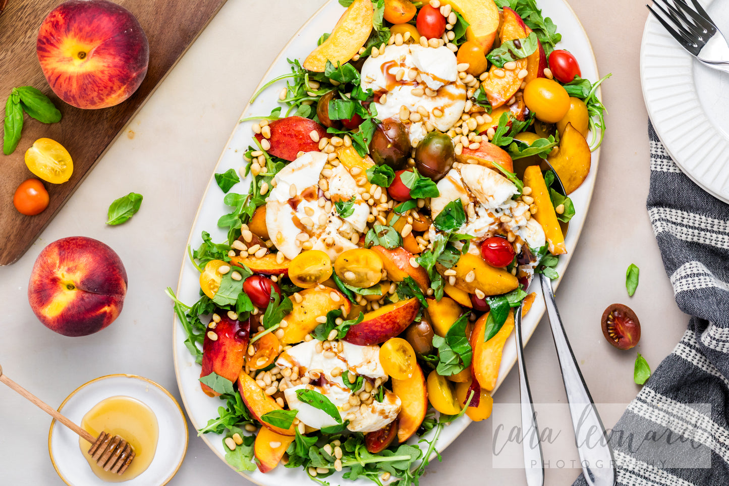 Burrata Peach Salad **EXCLUSIVE** Recipe