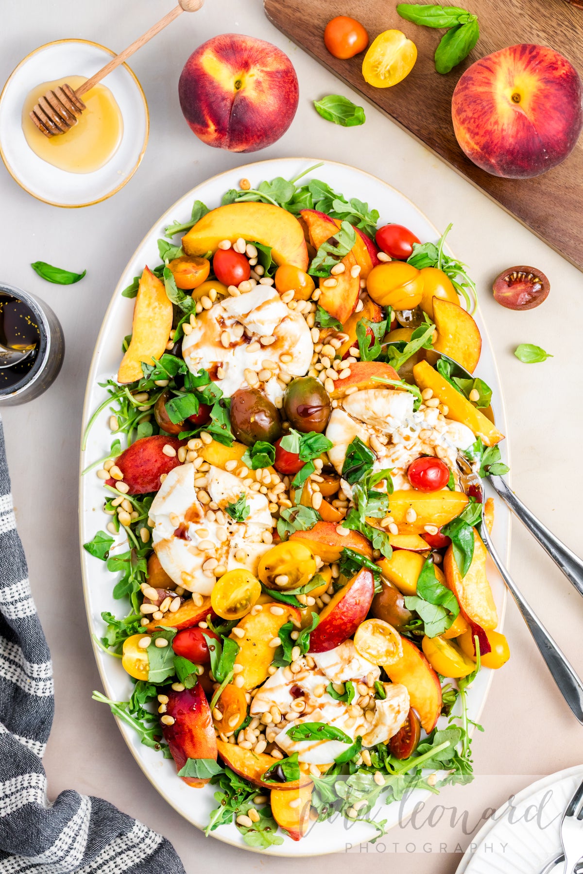 Burrata Peach Salad **EXCLUSIVE** Recipe