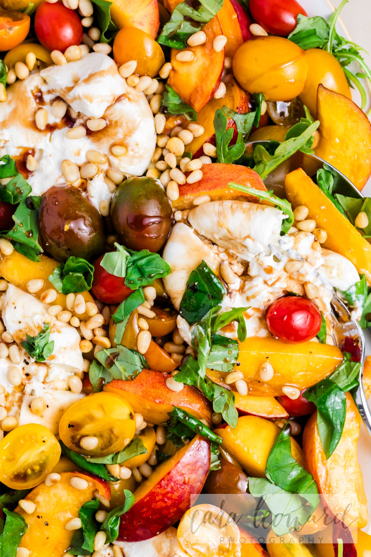 Burrata Peach Salad **EXCLUSIVE** Recipe