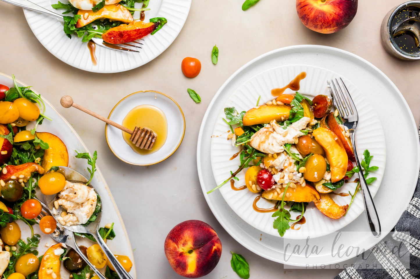 Burrata Peach Salad **EXCLUSIVE** Recipe