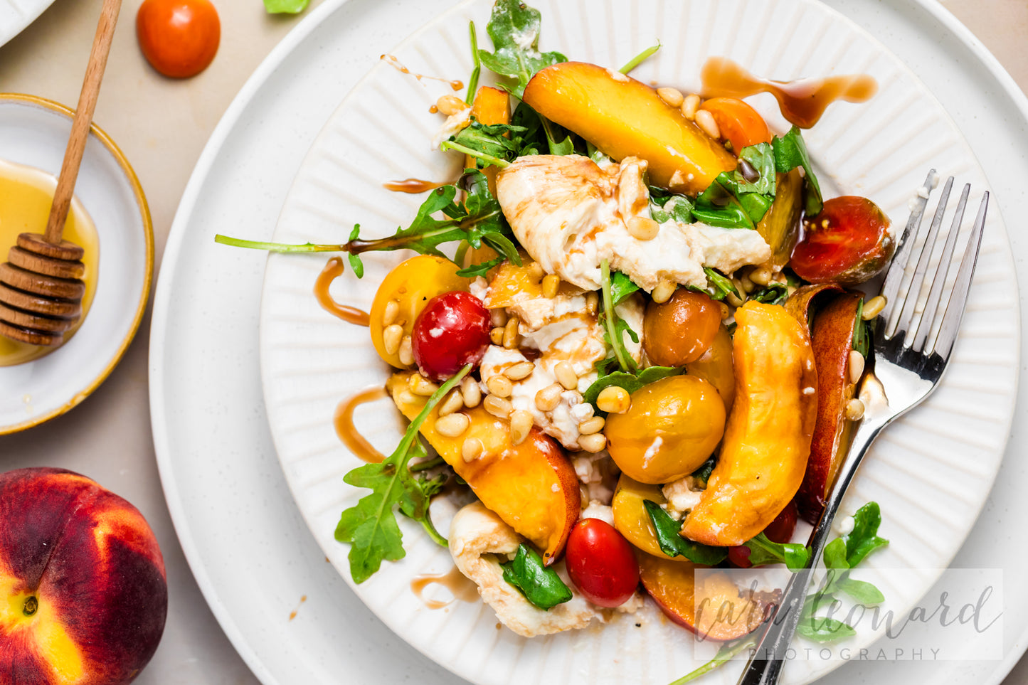 Burrata Peach Salad **EXCLUSIVE** Recipe