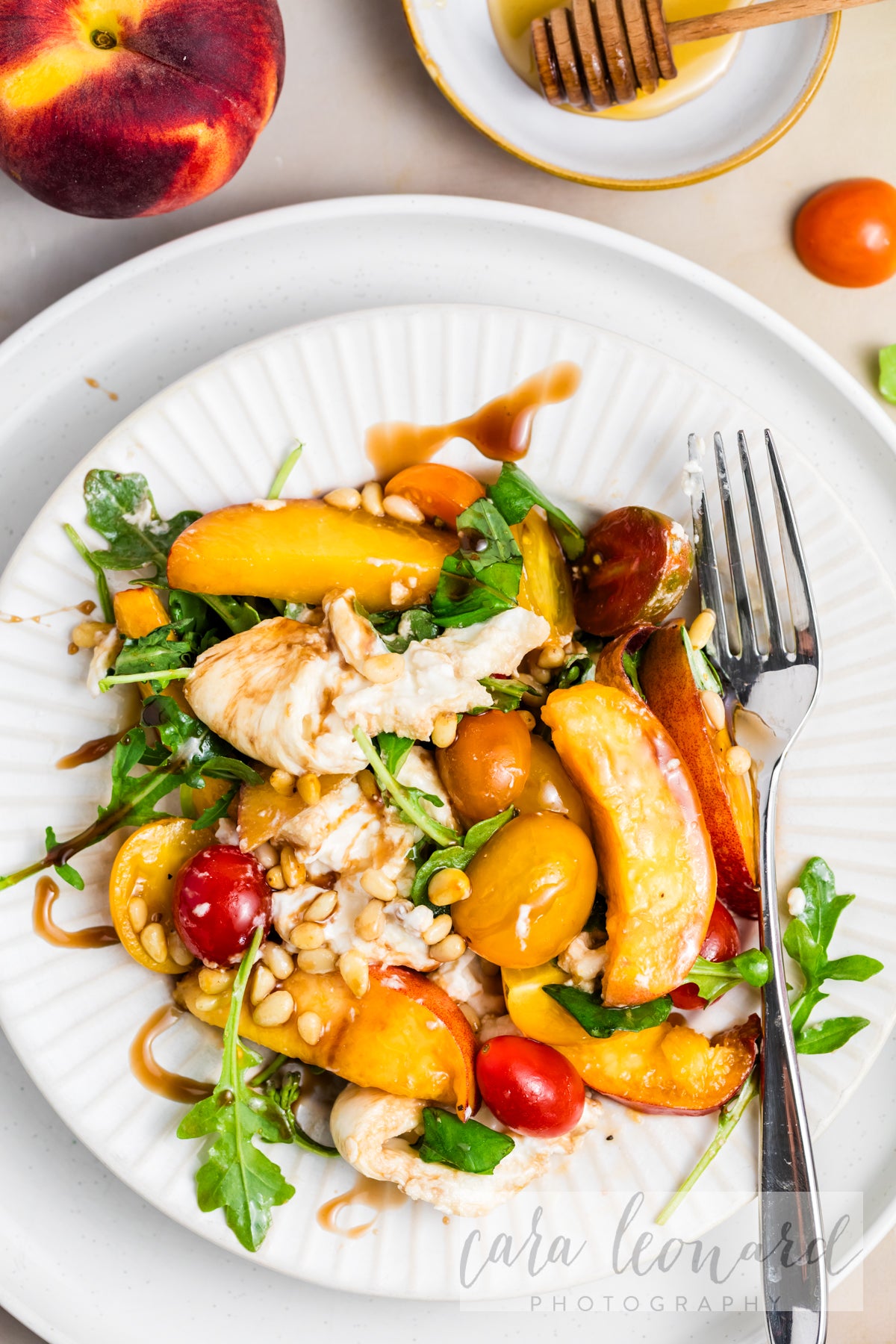 Burrata Peach Salad **EXCLUSIVE** Recipe