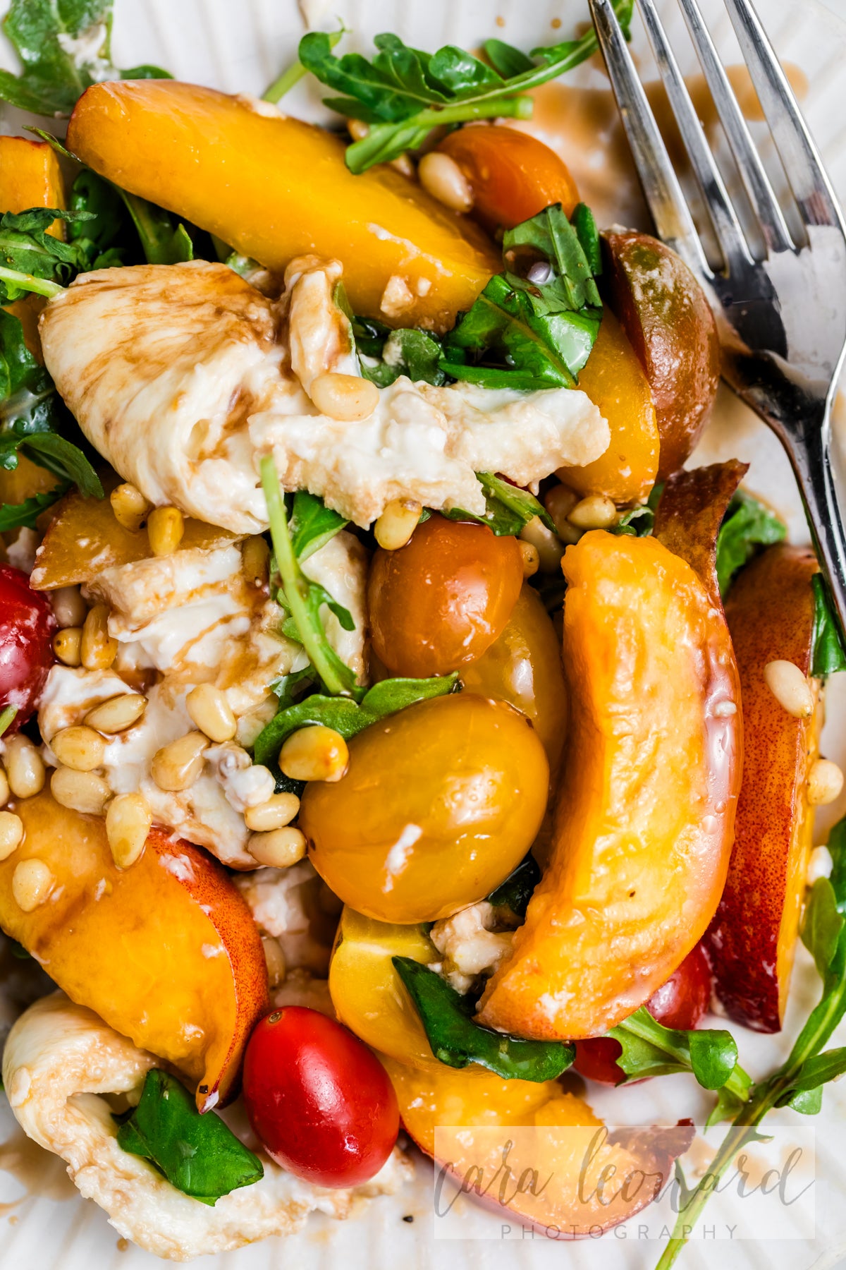 Burrata Peach Salad **EXCLUSIVE** Recipe