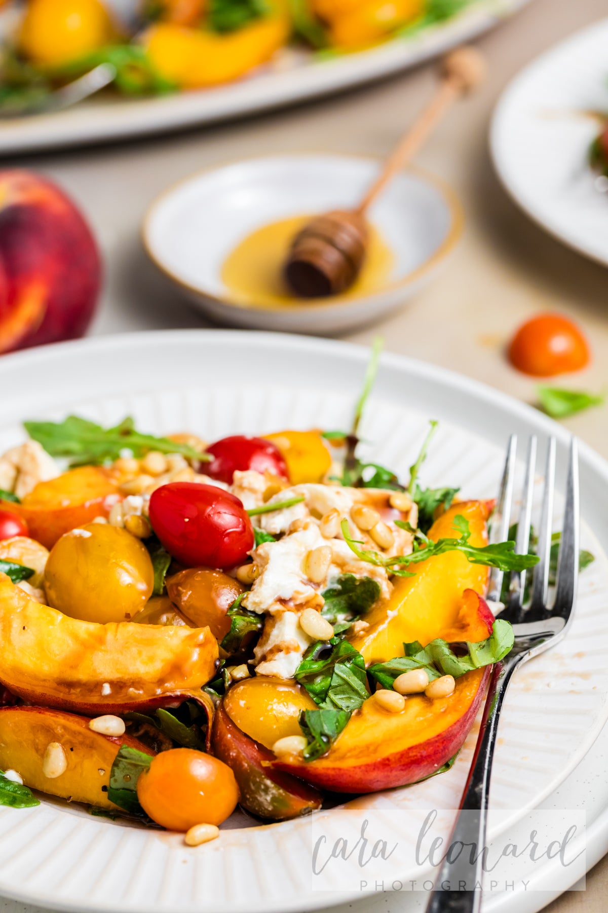 Burrata Peach Salad **EXCLUSIVE** Recipe