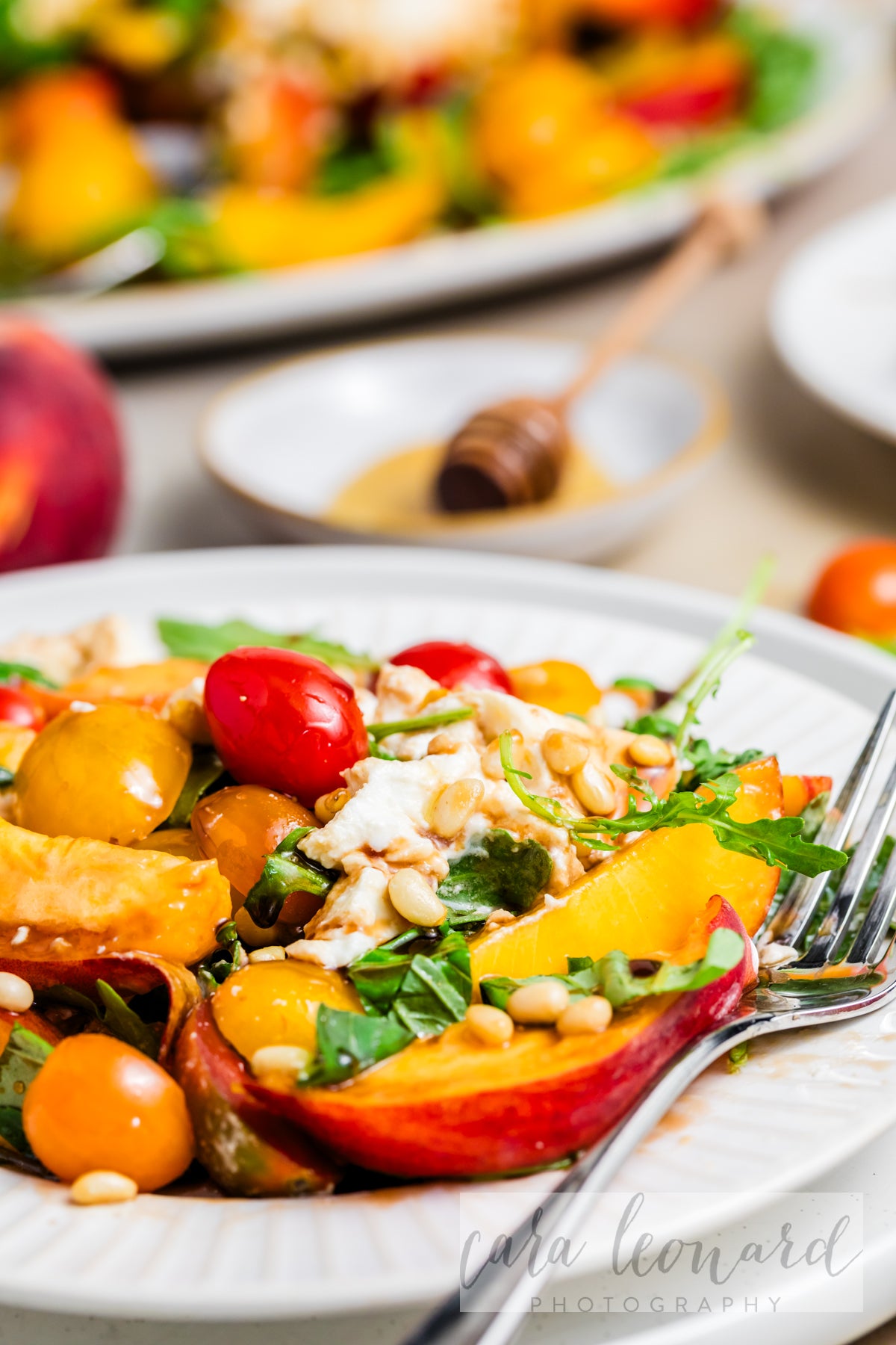 Burrata Peach Salad **EXCLUSIVE** Recipe