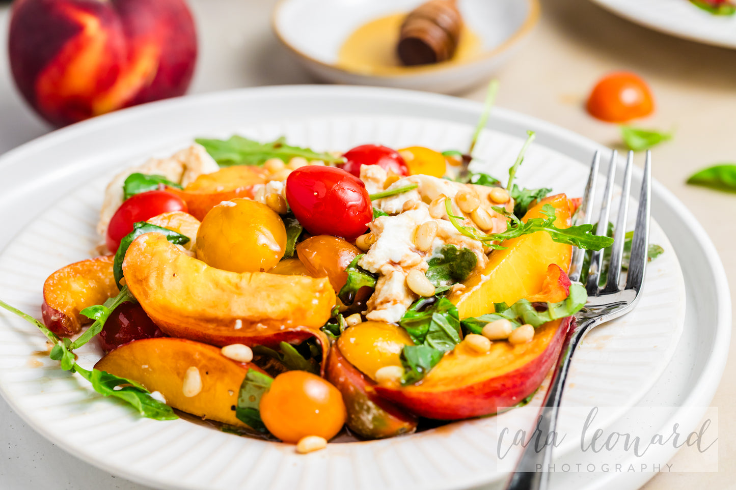 Burrata Peach Salad **EXCLUSIVE** Recipe