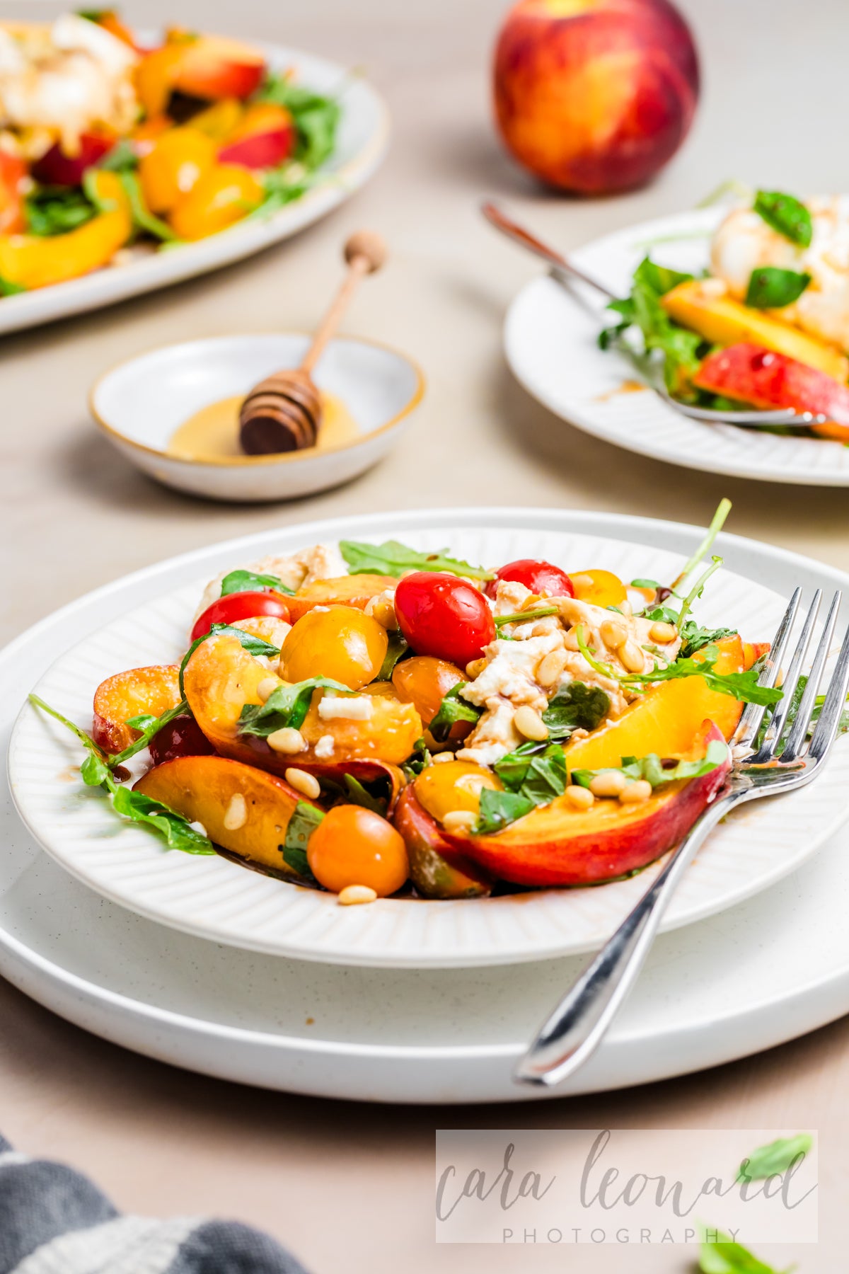 Burrata Peach Salad **EXCLUSIVE** Recipe
