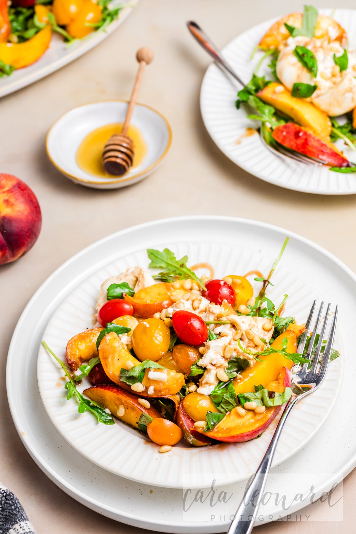 Burrata Peach Salad **EXCLUSIVE** Recipe