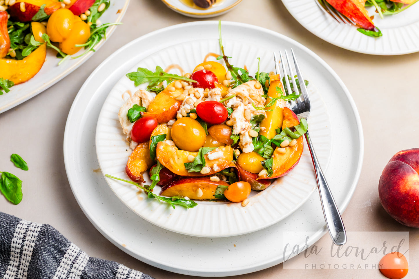 Burrata Peach Salad **EXCLUSIVE** Recipe