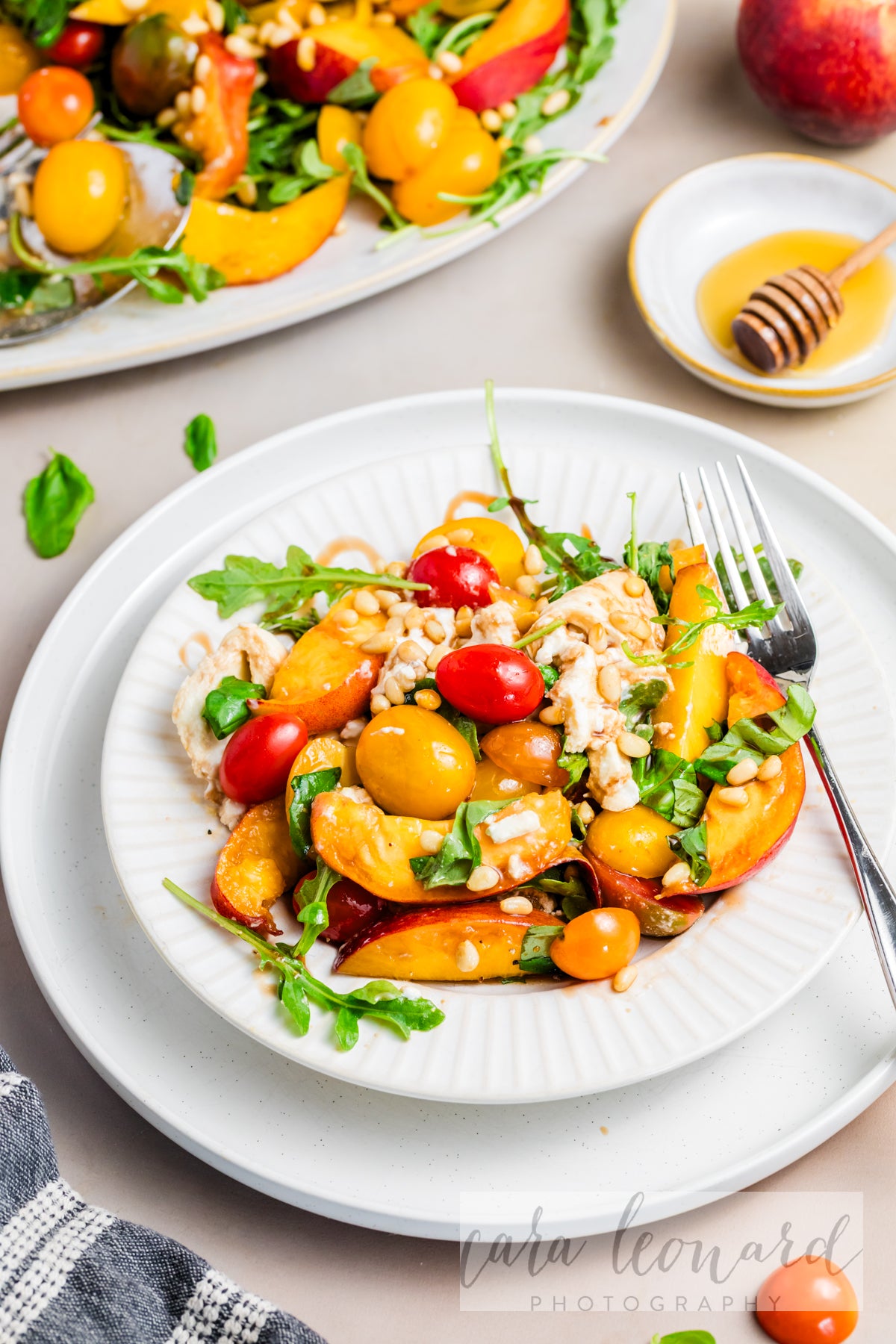 Burrata Peach Salad **EXCLUSIVE** Recipe