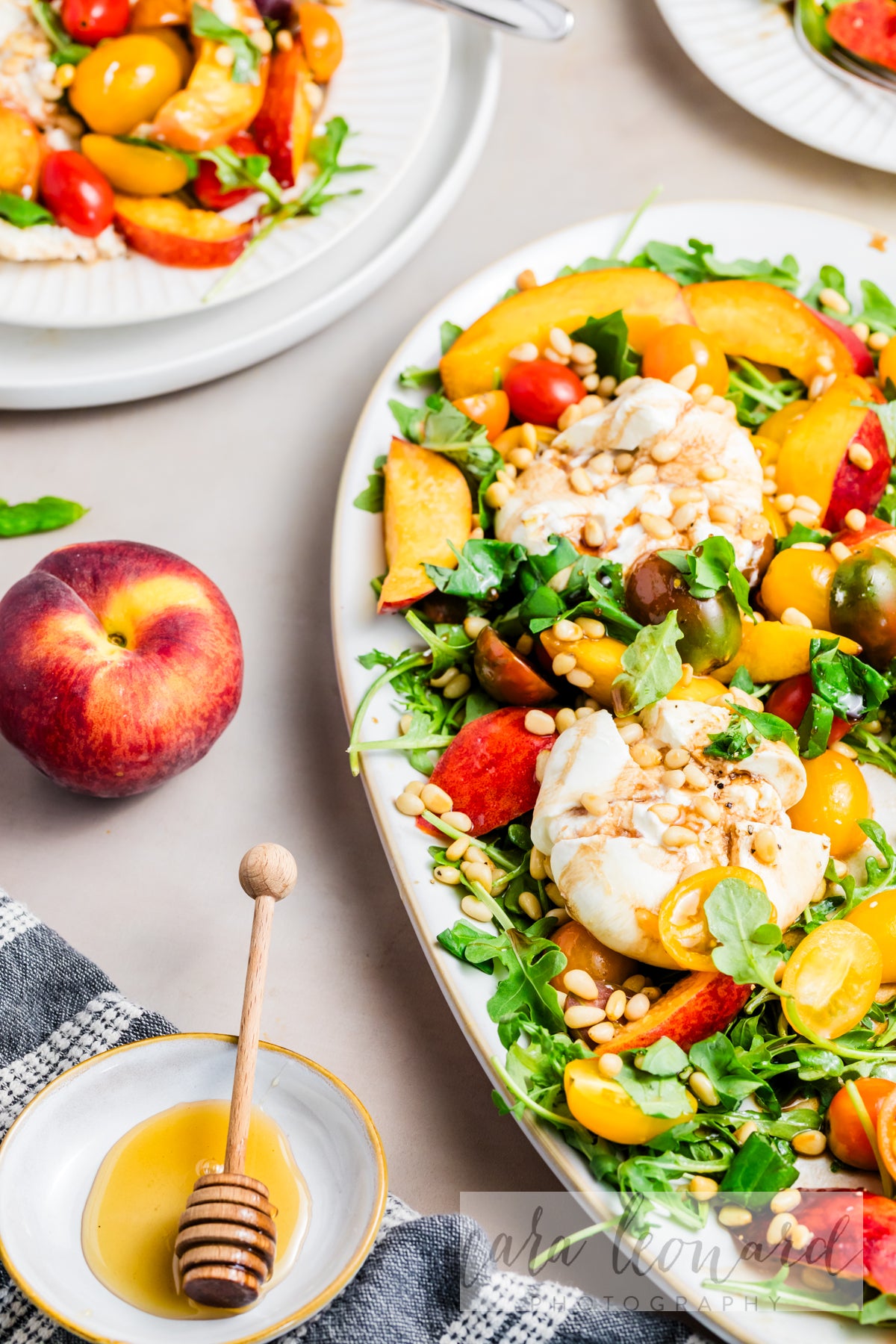 Burrata Peach Salad **EXCLUSIVE** Recipe
