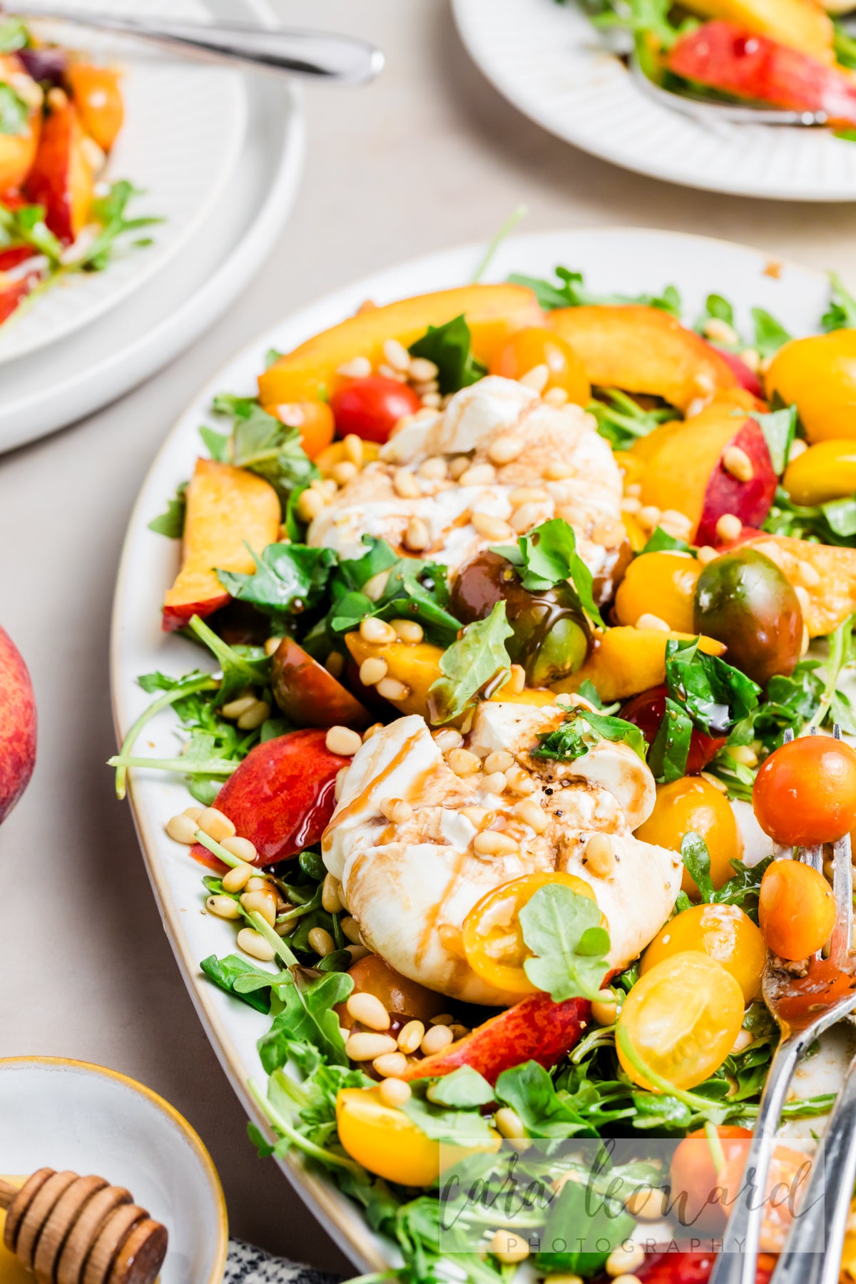 Burrata Peach Salad **EXCLUSIVE** Recipe