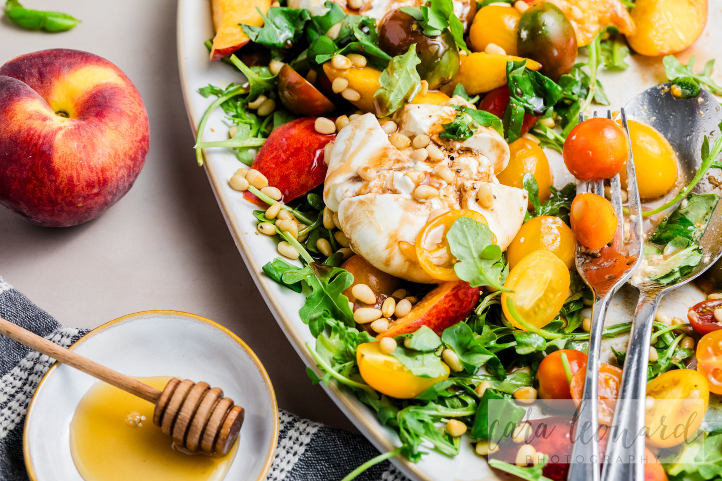 Burrata Peach Salad **EXCLUSIVE** Recipe