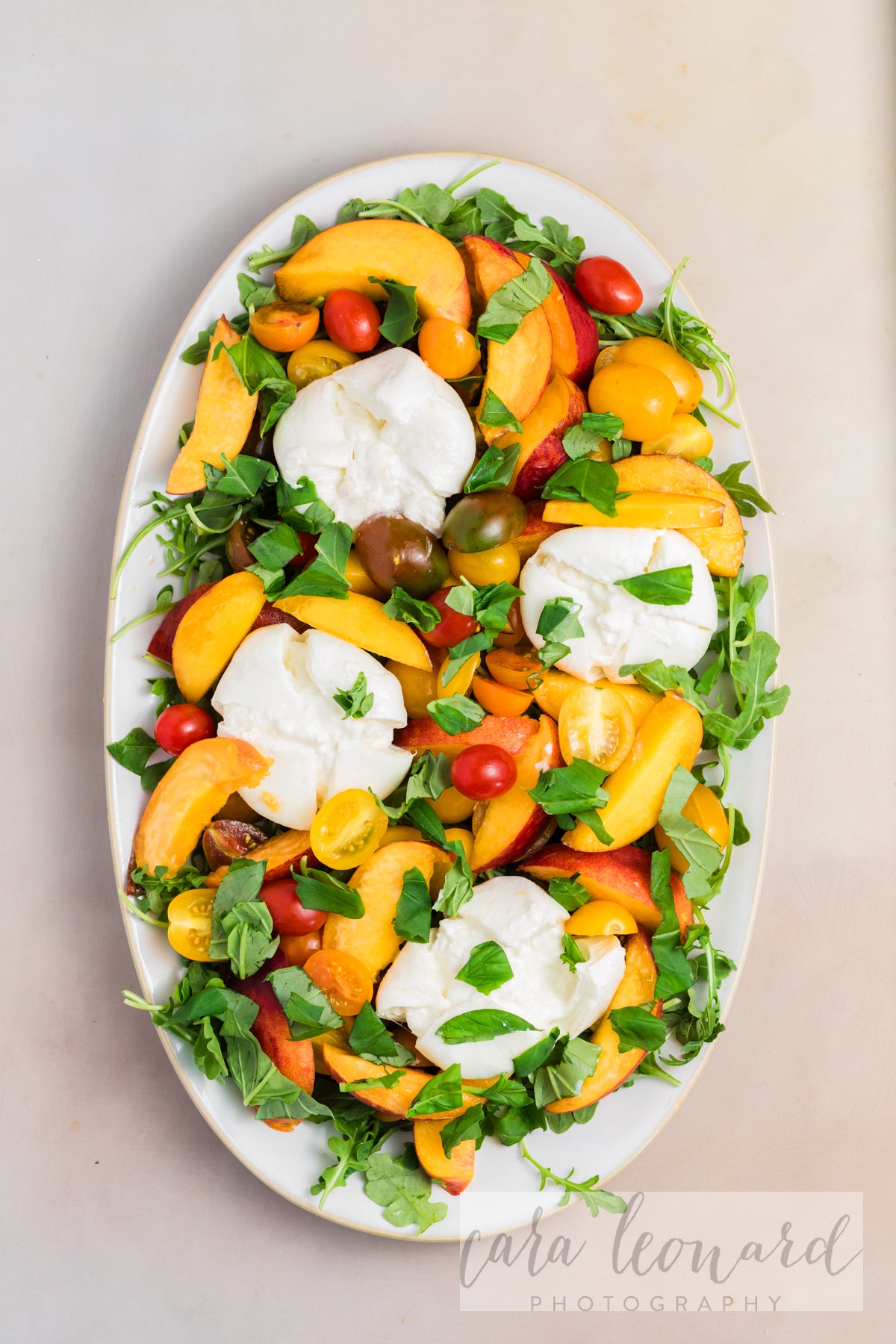 Burrata Peach Salad **EXCLUSIVE** Recipe