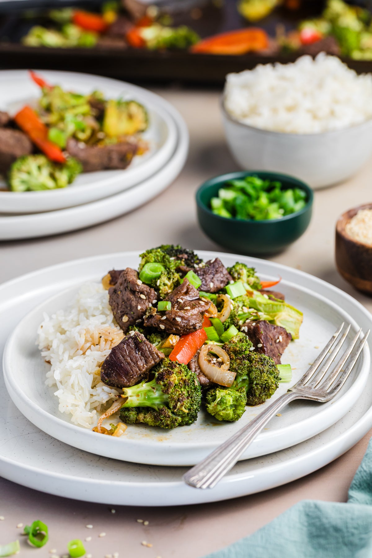 Sheet Pan Beef and Broccoli Stir Fry **EXCLUSIVE**